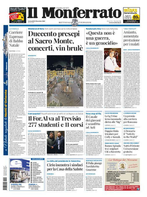Il Monferrato - Edizione 96 del 23/12/2022
